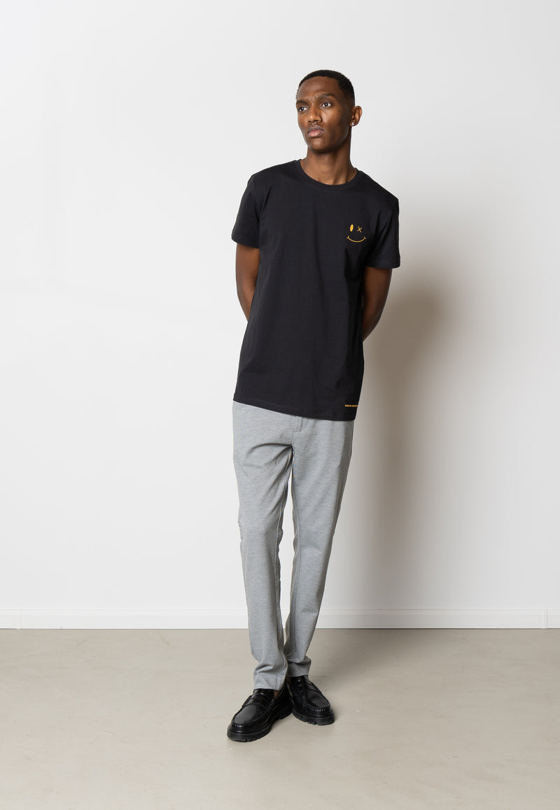 Clean Cut Copenhagen PATRICK ORGANIC T-SHIRT T-shirts S/S Black