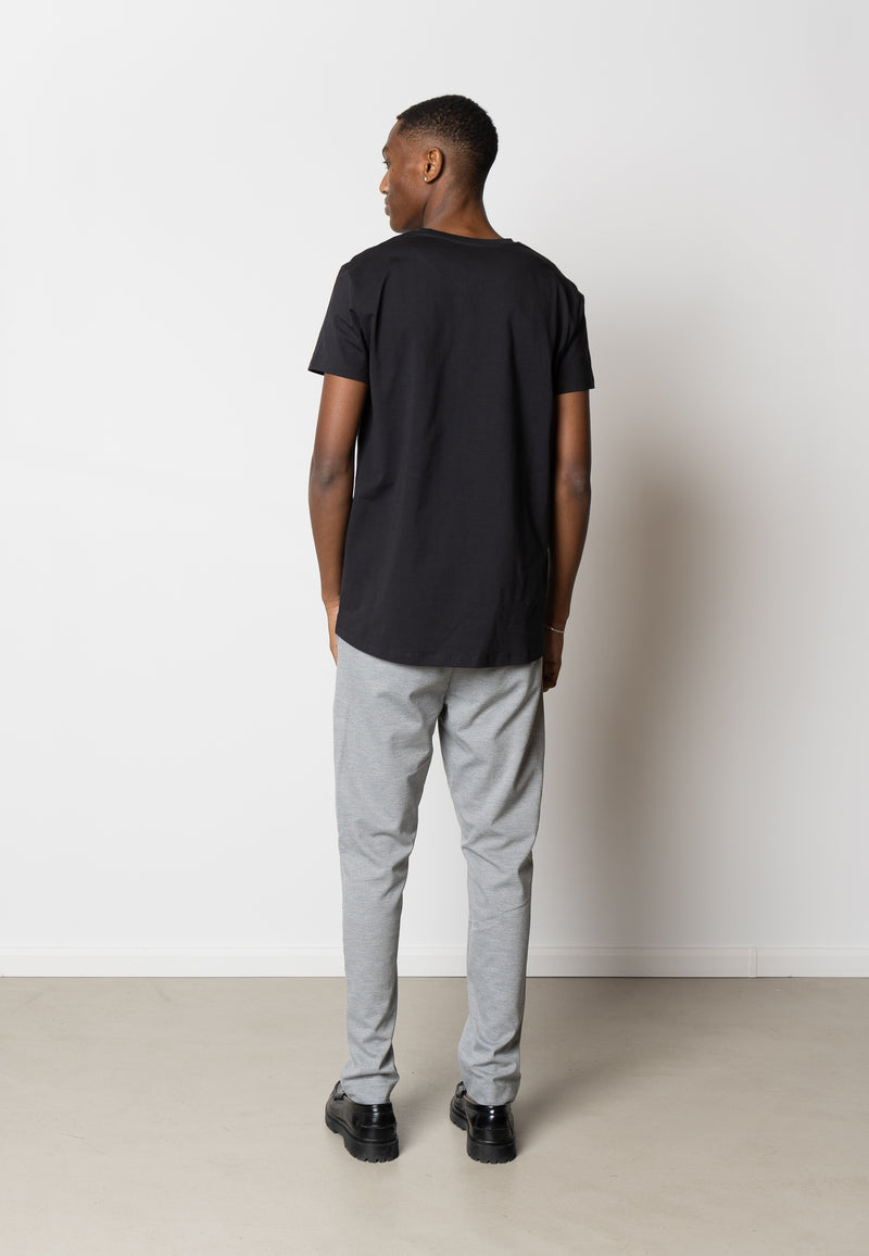 Clean Cut Copenhagen PATRICK ORGANIC T-SHIRT T-shirts S/S Black