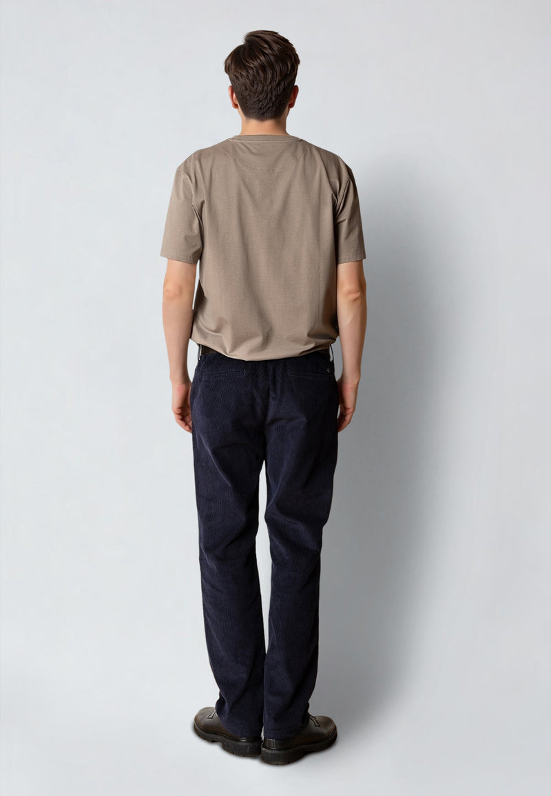 Clean Cut Copenhagen PATRICK ORGANIC T-SHIRT T-shirts S/S Brindle beige