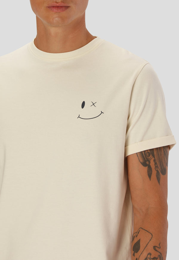 Clean Cut Copenhagen PATRICK ORGANIC T-SHIRT T-shirts S/S Ecru