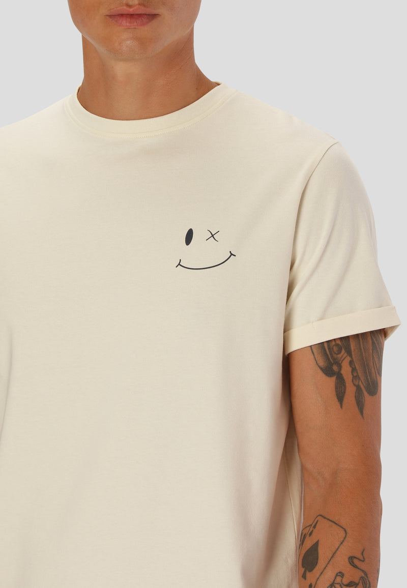 Clean Cut Copenhagen PATRICK ORGANIC T-SHIRT T-shirts S/S Ecru