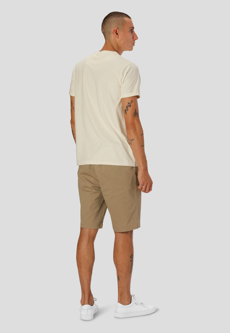 Clean Cut Copenhagen PATRICK ORGANIC T-SHIRT T-shirts S/S Ecru