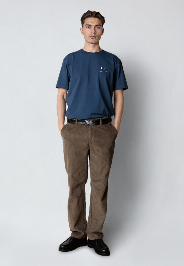 Clean Cut Copenhagen PATRICK ORGANIC T-SHIRT T-shirts S/S Key largo blue