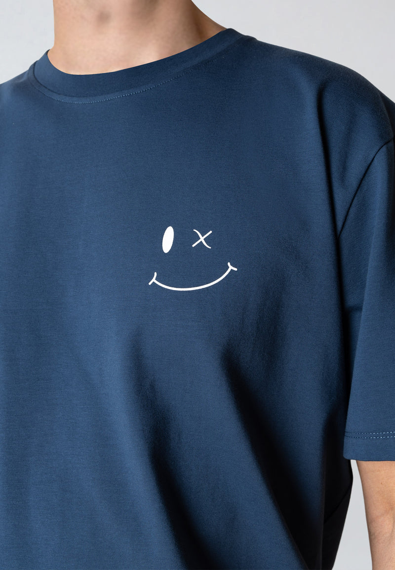 Clean Cut Copenhagen PATRICK ORGANIC T-SHIRT T-shirts S/S Key largo blue