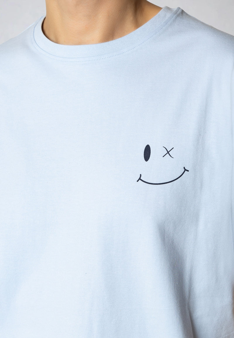 Clean Cut Copenhagen PATRICK ORGANIC T-SHIRT T-shirts S/S Light Blue