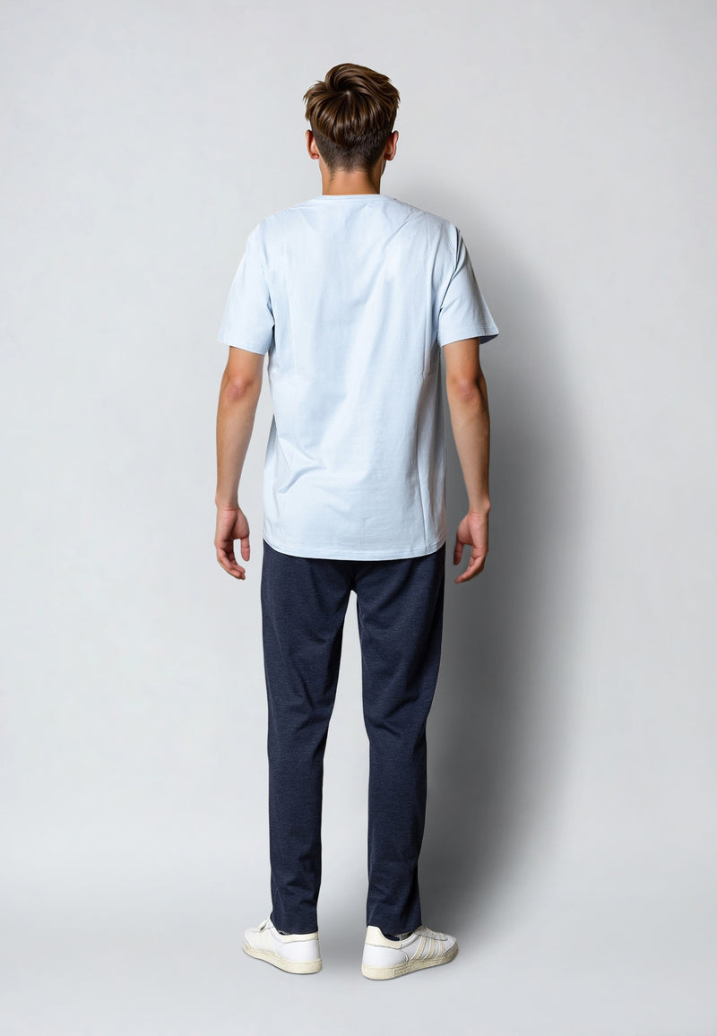 Clean Cut Copenhagen PATRICK ORGANIC T-SHIRT T-shirts S/S Light Blue