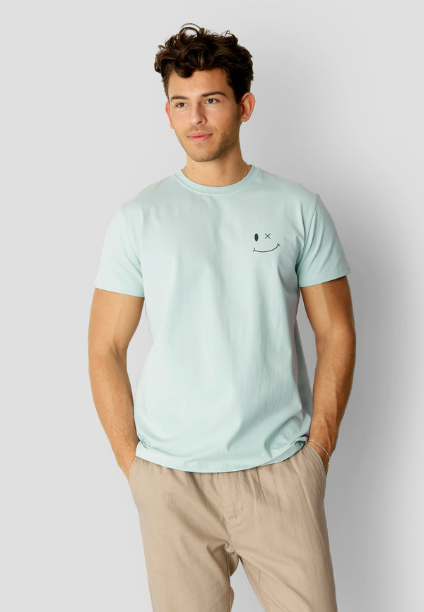 Clean Cut Copenhagen PATRICK ORGANIC T-SHIRT T-shirts S/S Minty Green