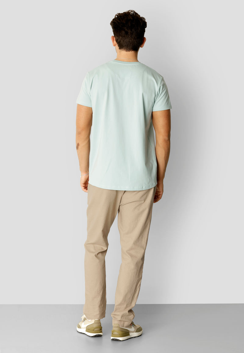 Clean Cut Copenhagen PATRICK ORGANIC T-SHIRT T-shirts S/S Minty Green