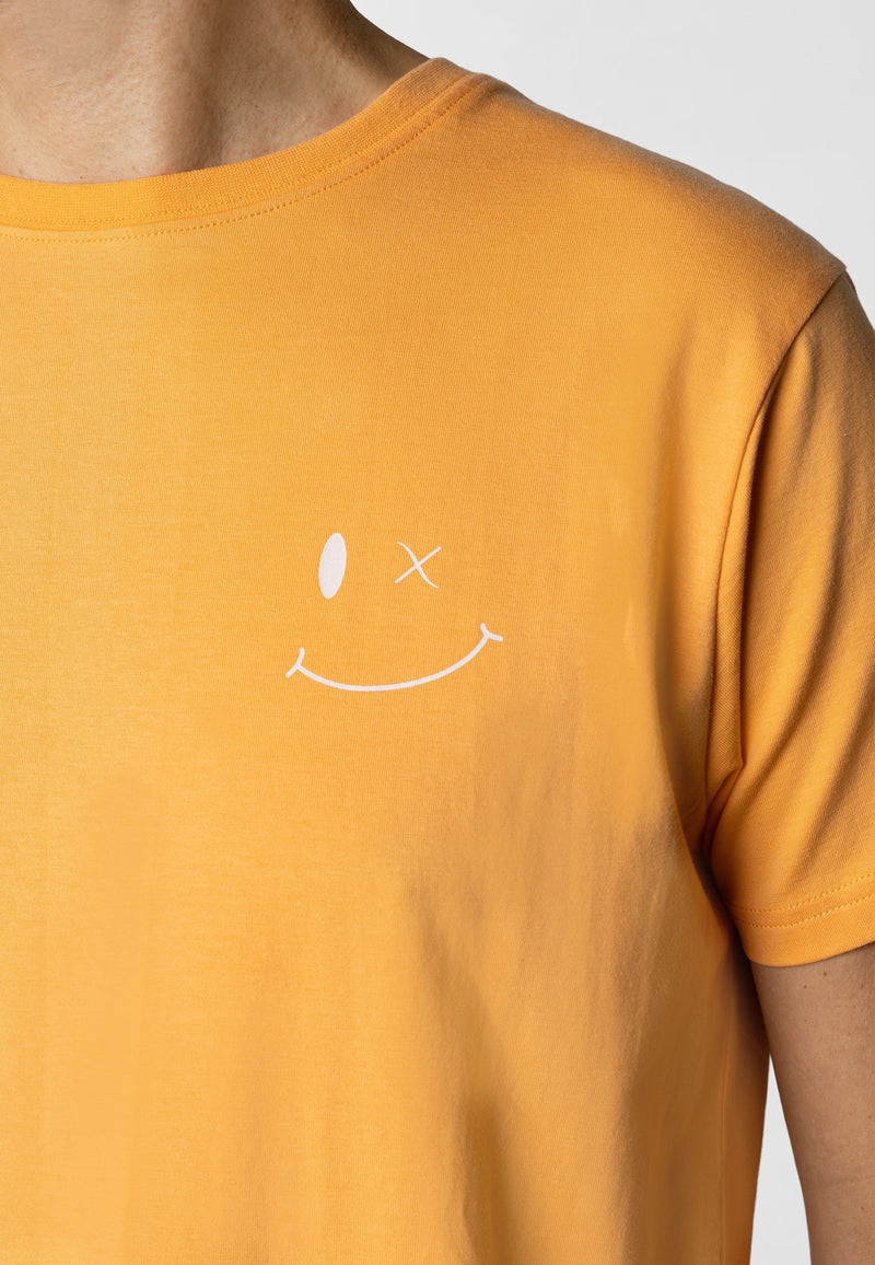 Clean Cut Copenhagen PATRICK ORGANIC T-SHIRT T-shirts S/S Mock Orange