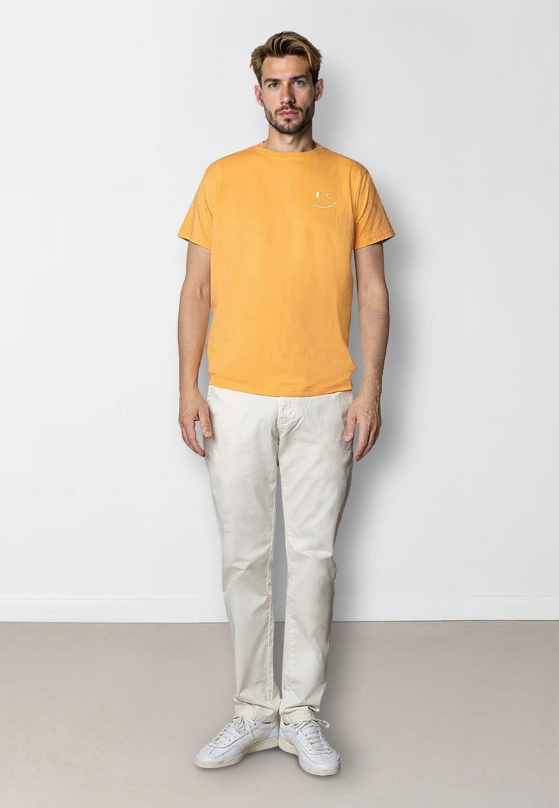 Clean Cut Copenhagen PATRICK ORGANIC T-SHIRT T-shirts S/S Mock Orange