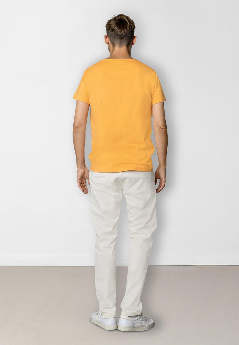 Clean Cut Copenhagen PATRICK ORGANIC T-SHIRT T-shirts S/S Mock Orange