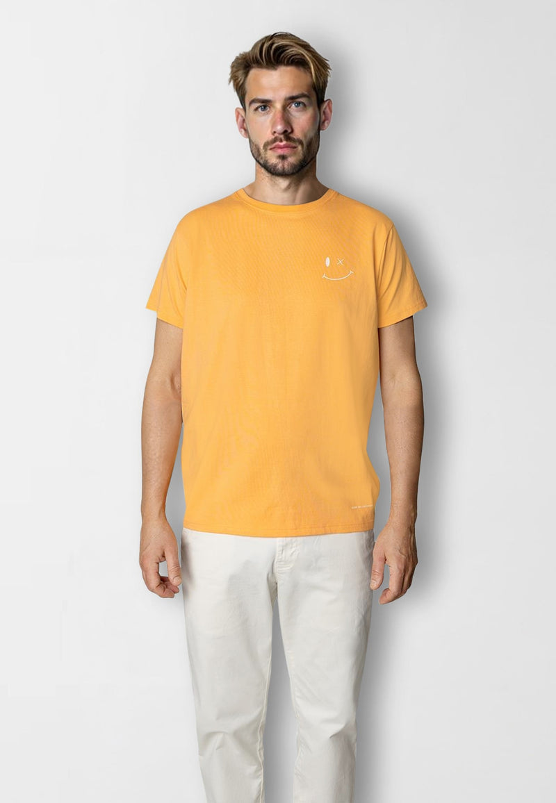 Clean Cut Copenhagen PATRICK ORGANIC T-SHIRT T-shirts S/S Mock Orange