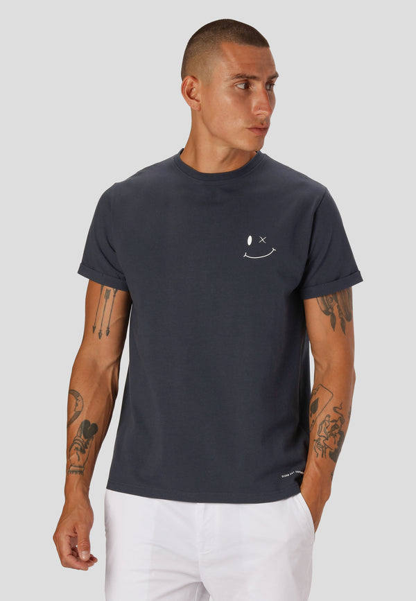 Clean Cut Copenhagen PATRICK ORGANIC T-SHIRT T-shirts S/S Navy