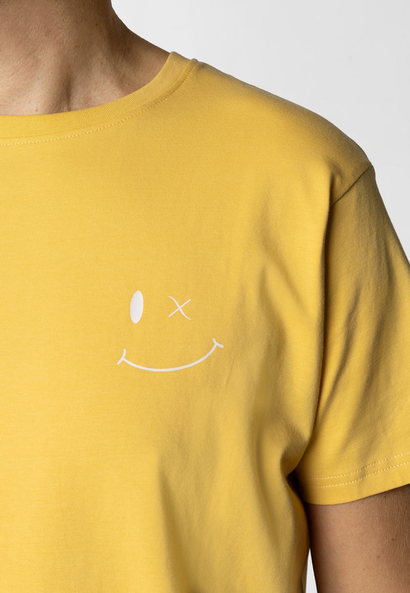 Clean Cut Copenhagen PATRICK ORGANIC T-SHIRT T-shirts S/S Warm Yellow