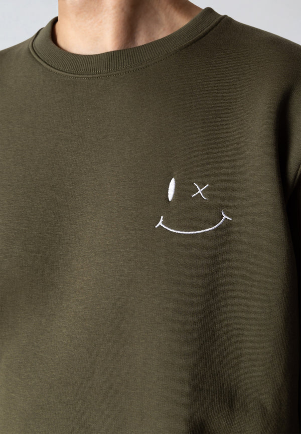 Clean Cut Copenhagen PATRICK SWEATSHIRT Sweatshirts Army