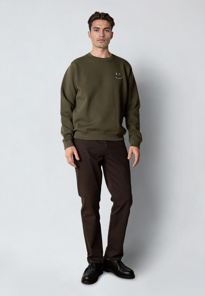 Clean Cut Copenhagen PATRICK SWEATSHIRT Sweatshirts Army