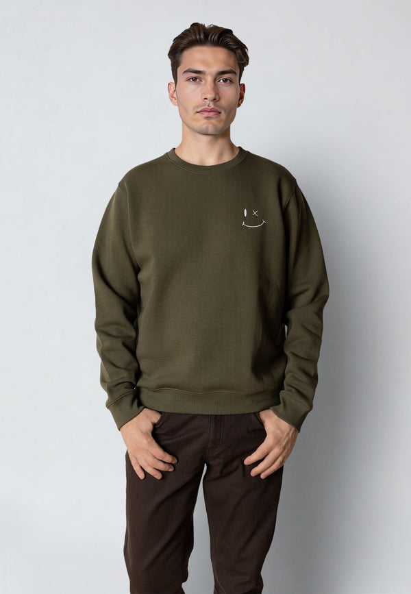 Clean Cut Copenhagen PATRICK SWEATSHIRT Sweatshirts Army