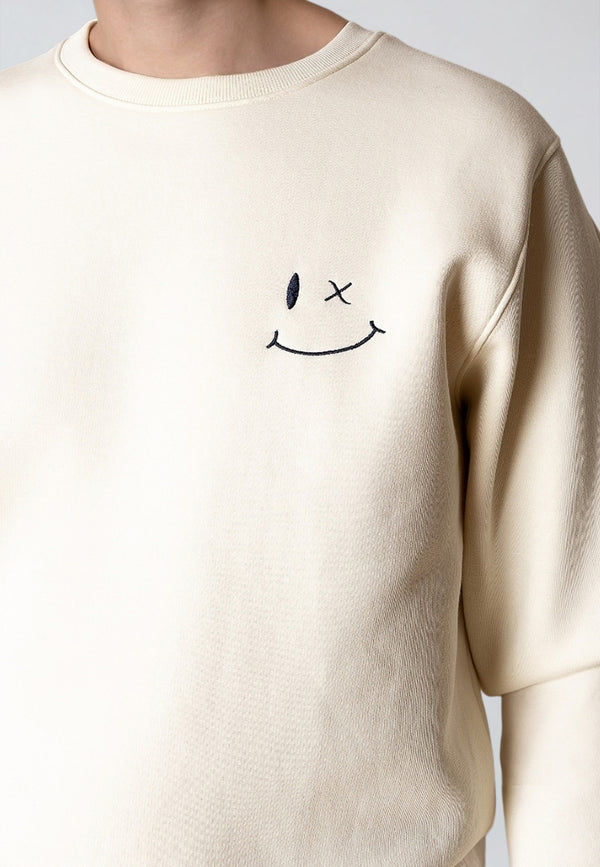 Clean Cut Copenhagen PATRICK SWEATSHIRT Sweatshirts Ecru