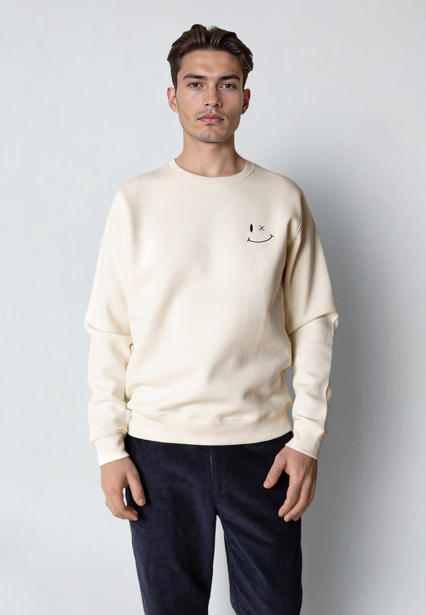 Clean Cut Copenhagen PATRICK SWEATSHIRT Sweatshirts Ecru