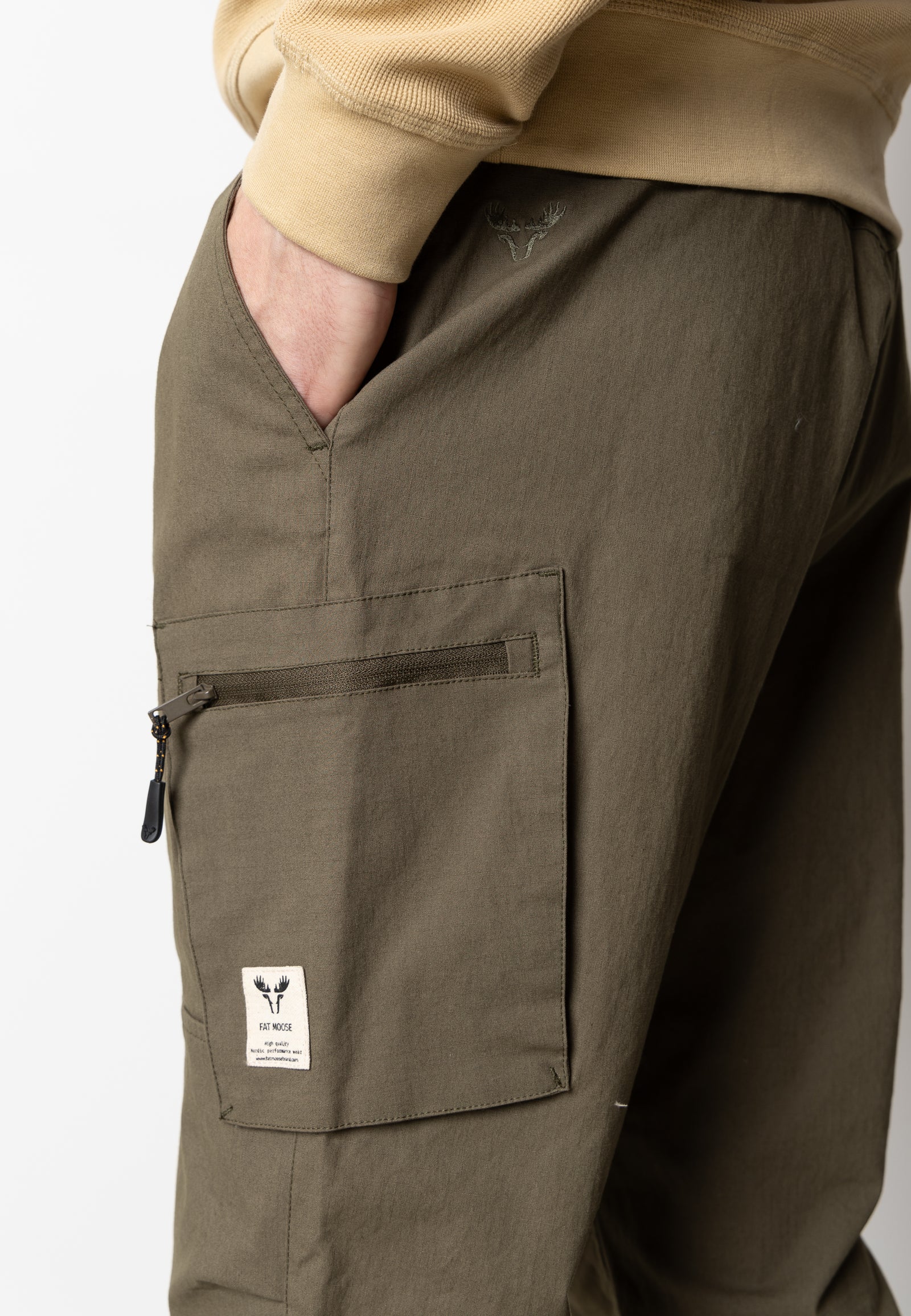 PAVEMENT RIPSTOP CARGO PANTS - Army – Urban Brands