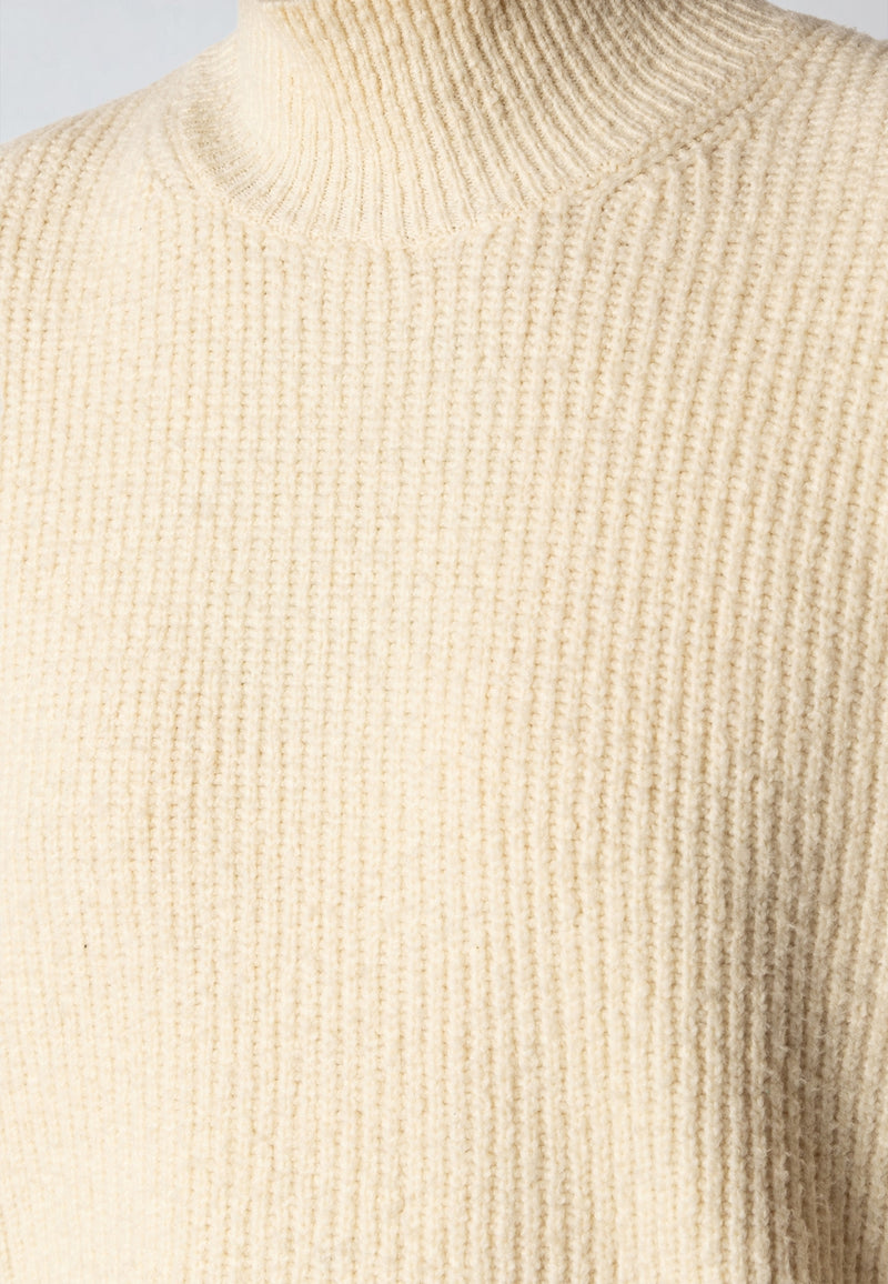 Clean Cut Copenhagen PEPE TURTLENECK SWEATER Knit Ecru