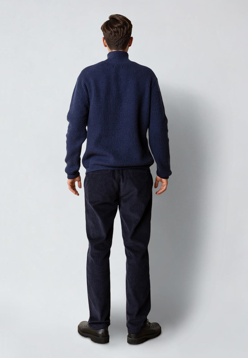 Clean Cut Copenhagen PEPE TURTLENECK SWEATER Knit Navy