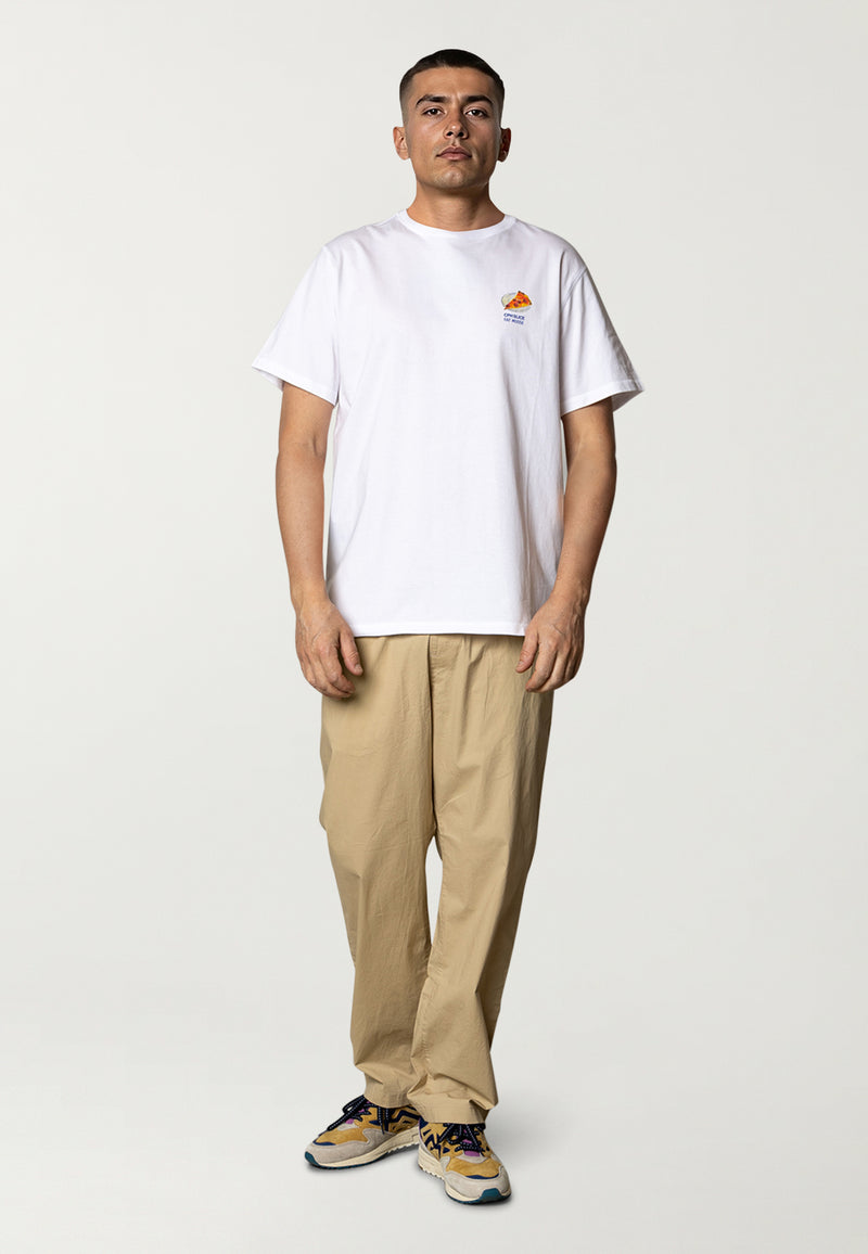 Fat Moose PIZZA SLICE T-SHIRT T-shirts S/S White