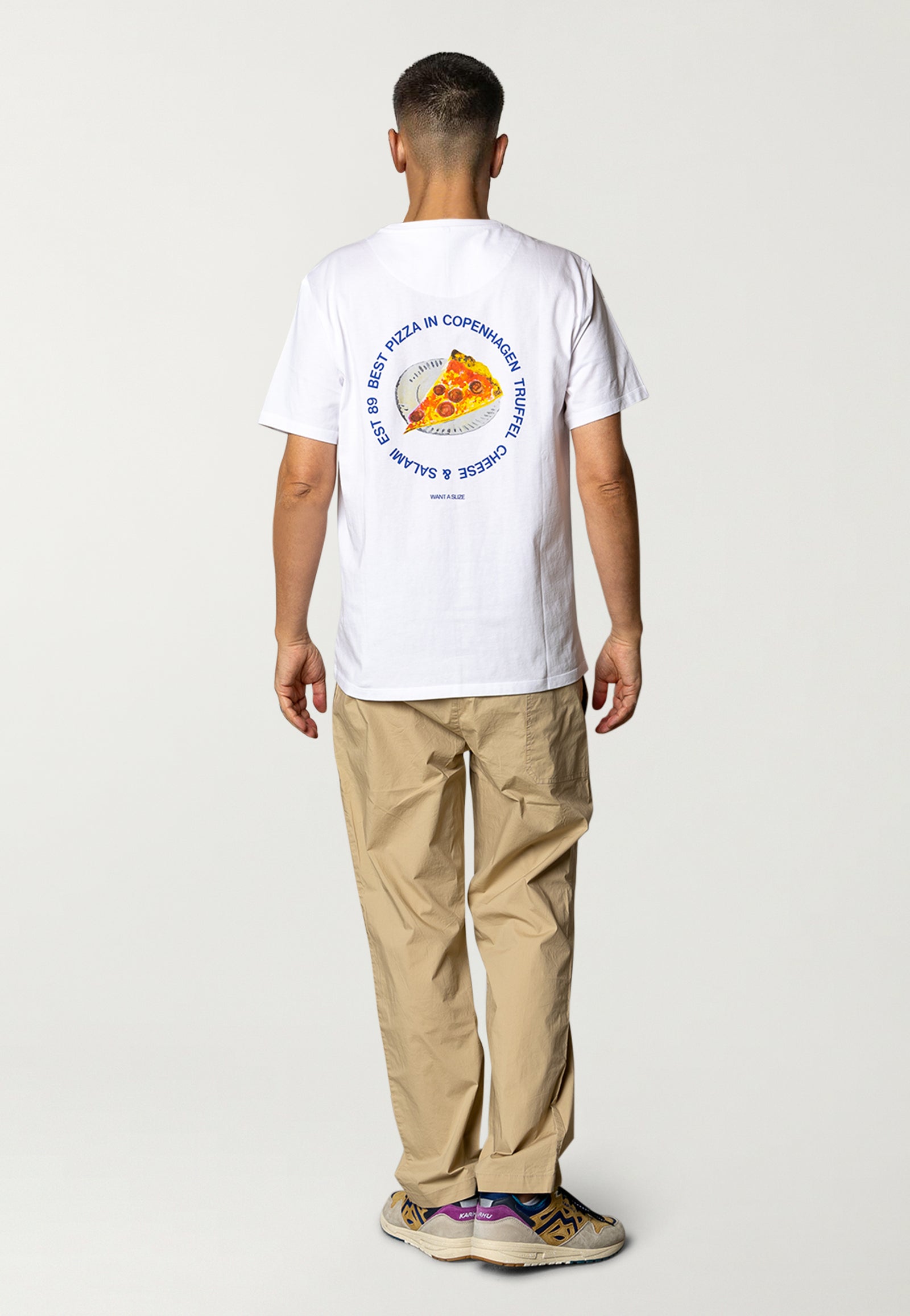 PIZZA SLICE T-SHIRT - White – Urban Brands