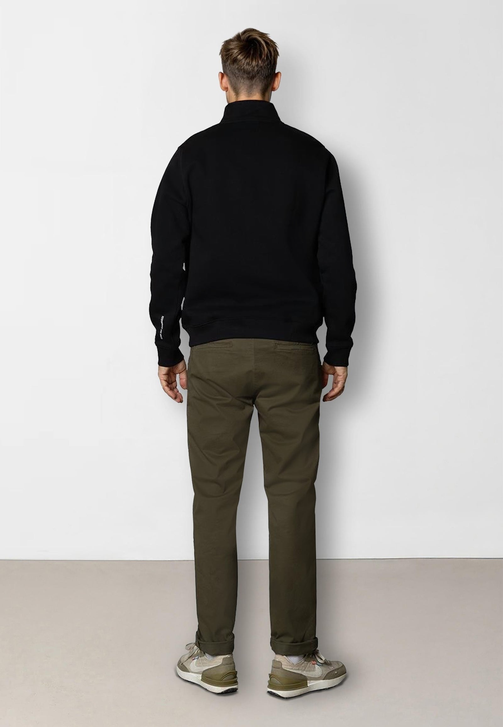 PATRICK ZIP SWEATSHIRT - Black – Urban Brands