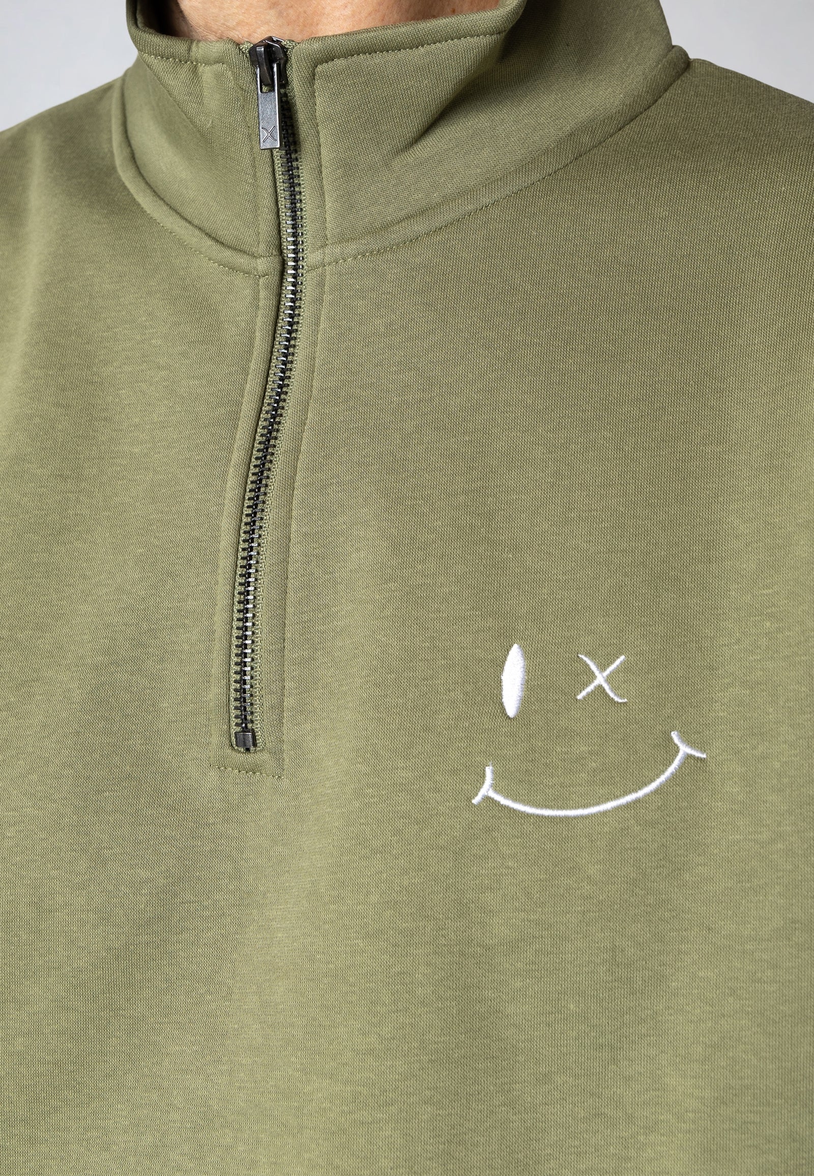 PATRICK ZIP SWEATSHIRT - Dusty Green – Urban Brands