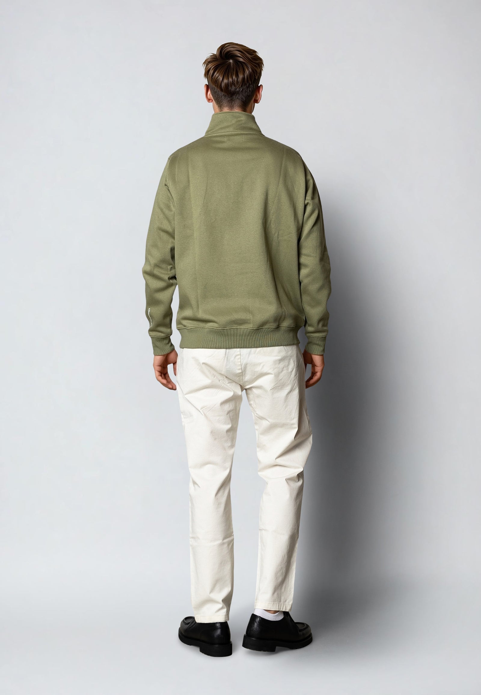 PATRICK ZIP SWEATSHIRT - Dusty Green – Urban Brands
