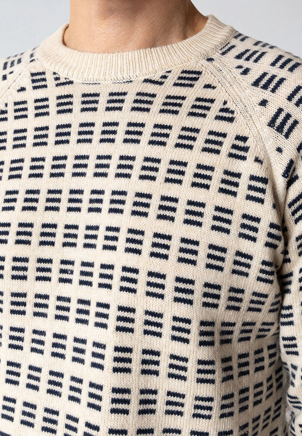 Clean Cut Copenhagen QUINCY KNITTED SWEATER Knit Ecru