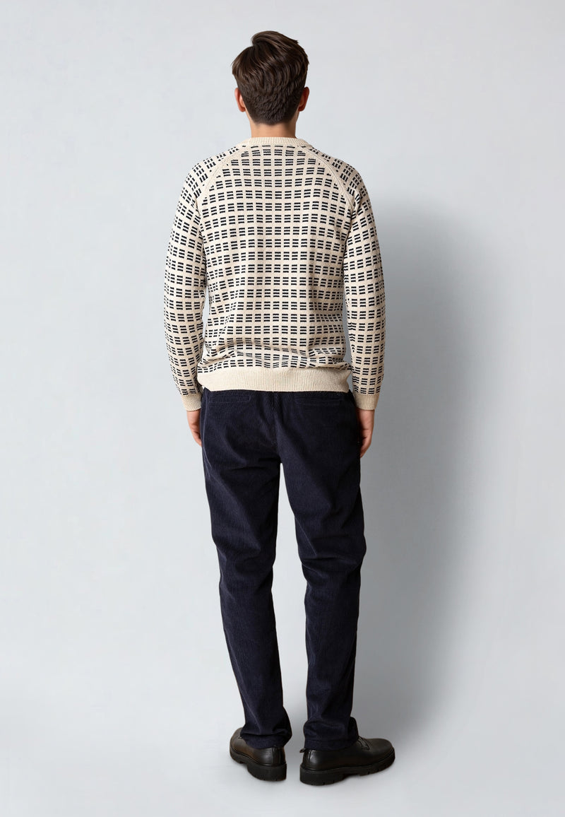 Clean Cut Copenhagen QUINCY KNITTED SWEATER Knit Ecru