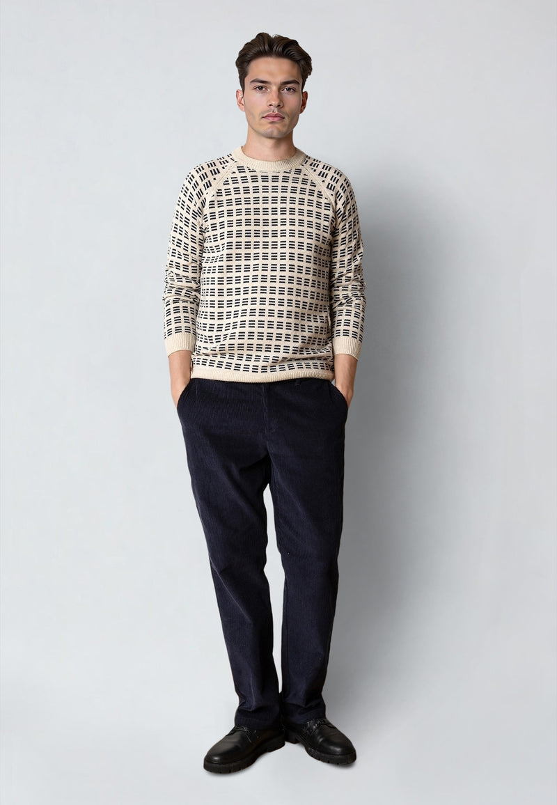 Clean Cut Copenhagen QUINCY KNITTED SWEATER Knit Ecru