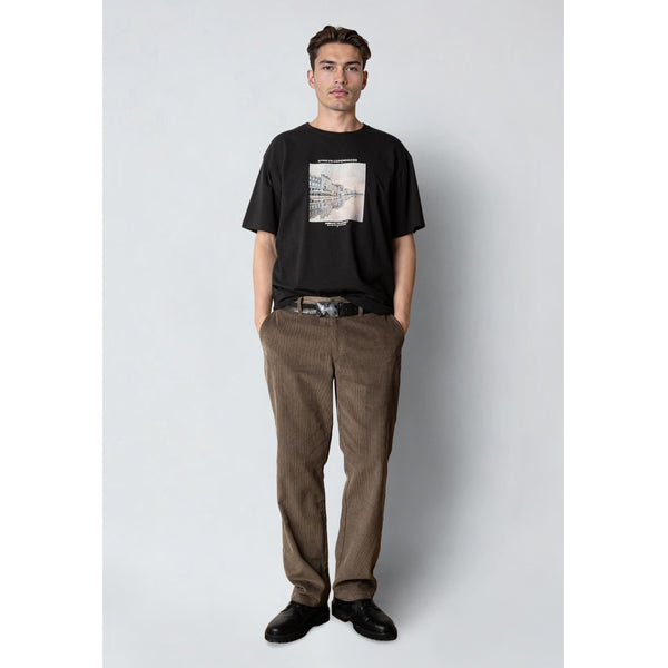 Clean Cut Copenhagen RAINY COPENHAGEN ORGANIC T-SHIRT T-shirts S/S Black