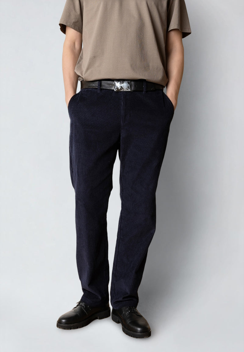 Clean Cut Copenhagen REGULAR CORDUROY PANT Pants Navy