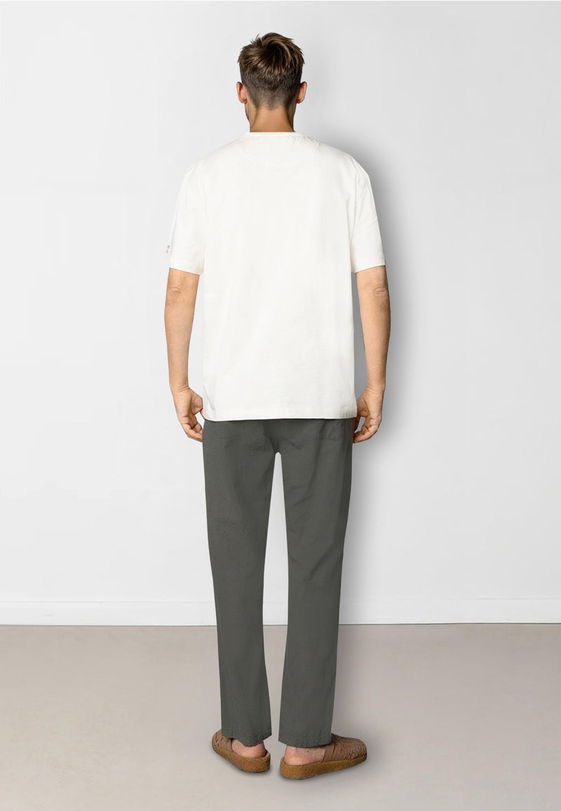 Clean Cut Copenhagen Robert organic cotton t-shirt T-shirts S/S Ecru