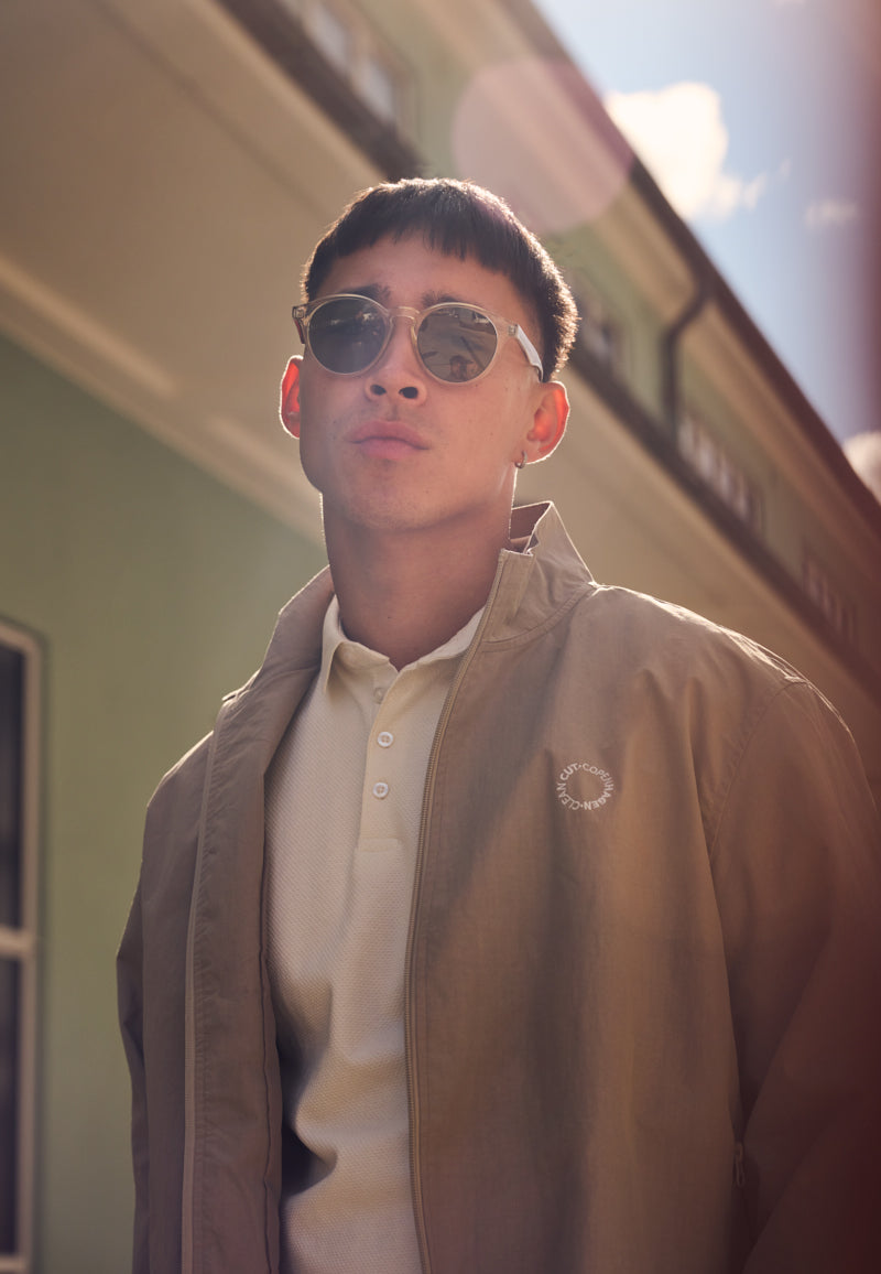 Clean Cut Copenhagen SILKEBORG STRETCH POLO Polos Ecru