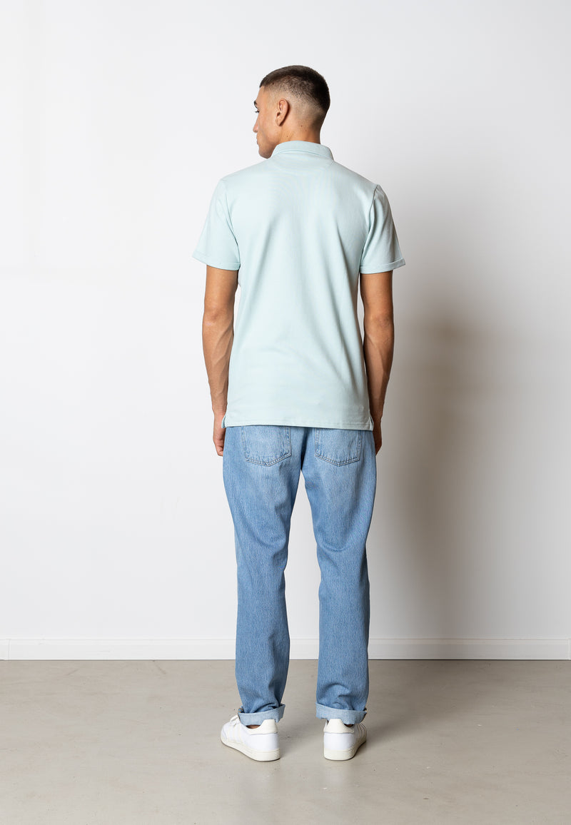 Clean Cut Copenhagen SILKEBORG STRETCH POLO Polos Minty Green