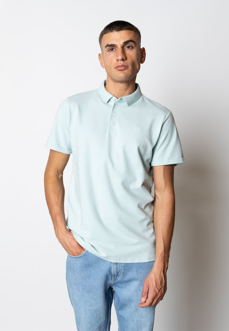 Clean Cut Copenhagen SILKEBORG STRETCH POLO Polos Minty Green