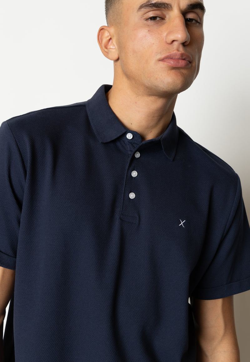 Clean Cut Copenhagen SILKEBORG STRETCH POLO Polos Navy