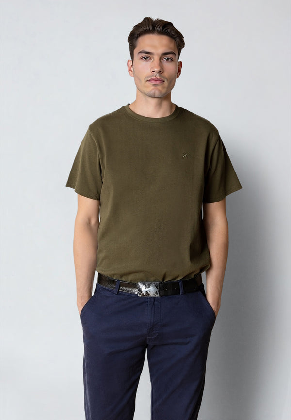 Clean Cut Copenhagen STABLE T-SHIRT T-shirts S/S Army