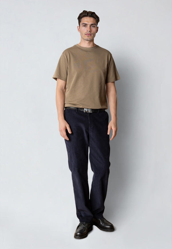 Clean Cut Copenhagen STABLE T-SHIRT T-shirts S/S Brindle beige