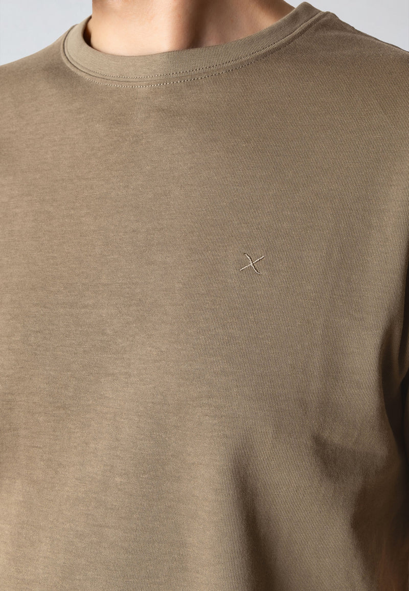 Clean Cut Copenhagen STABLE T-SHIRT T-shirts S/S Brindle beige