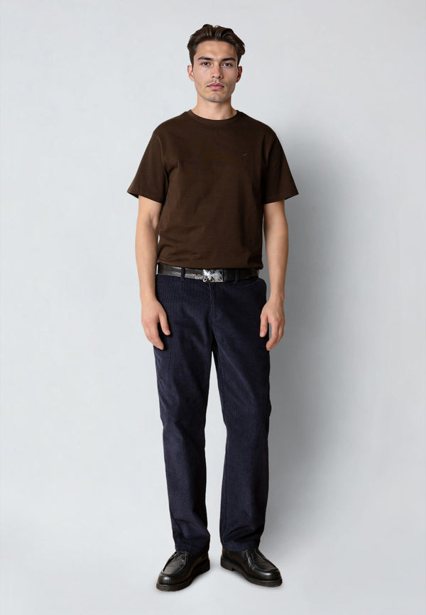 Clean Cut Copenhagen STABLE T-SHIRT T-shirts S/S Dark Brown
