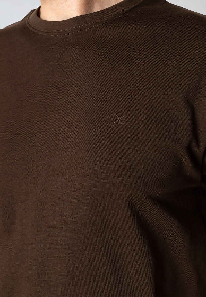 Clean Cut Copenhagen STABLE T-SHIRT T-shirts S/S Dark Brown