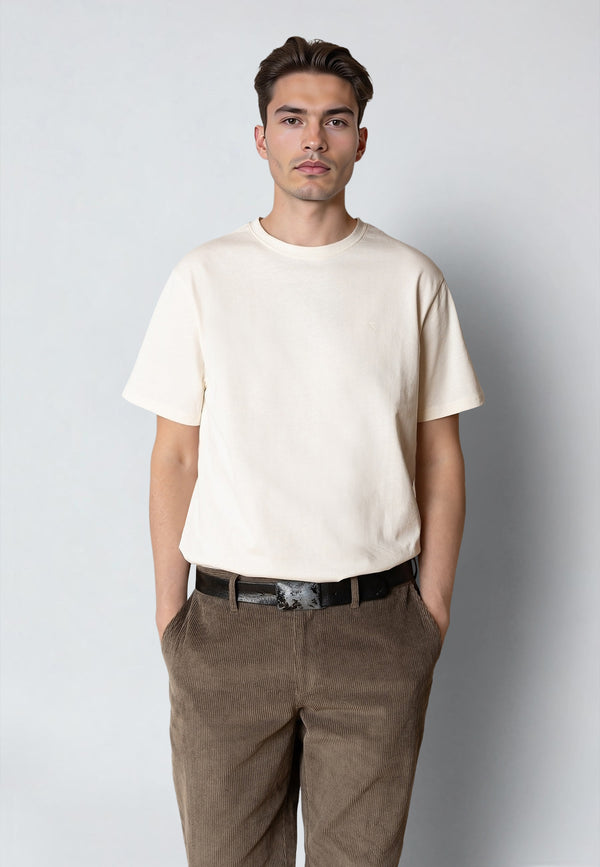 Clean Cut Copenhagen STABLE T-SHIRT T-shirts S/S Ecru