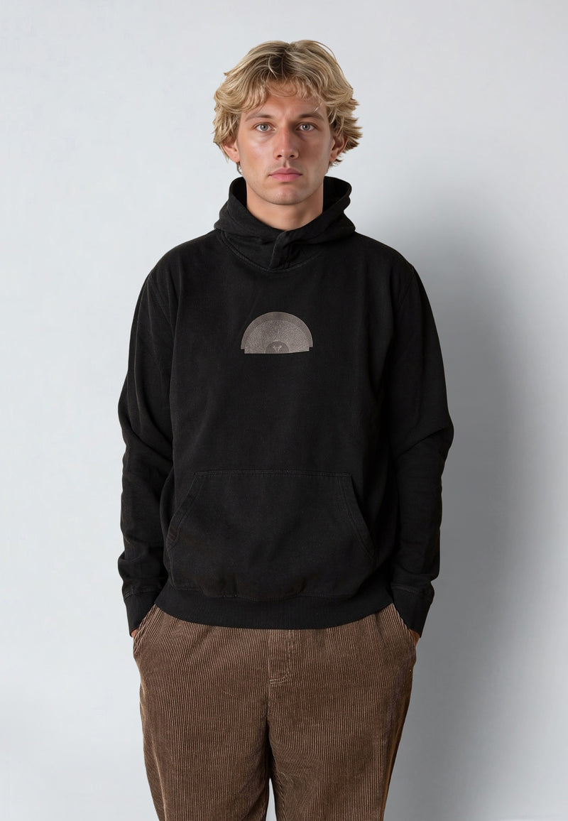 Fat Moose SUN RISING HOODIE Sweatshirts Black