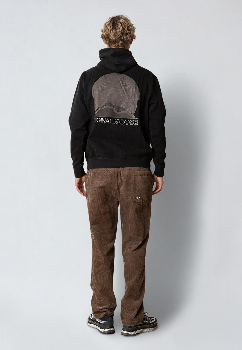 Fat Moose SUN RISING HOODIE Sweatshirts Black
