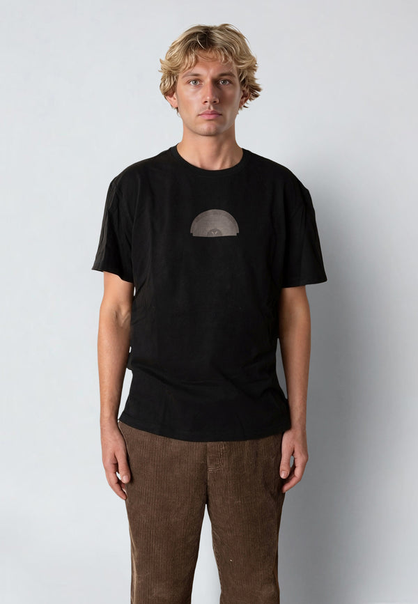 Fat Moose SUN RISING T-SHIRT T-shirts S/S Black